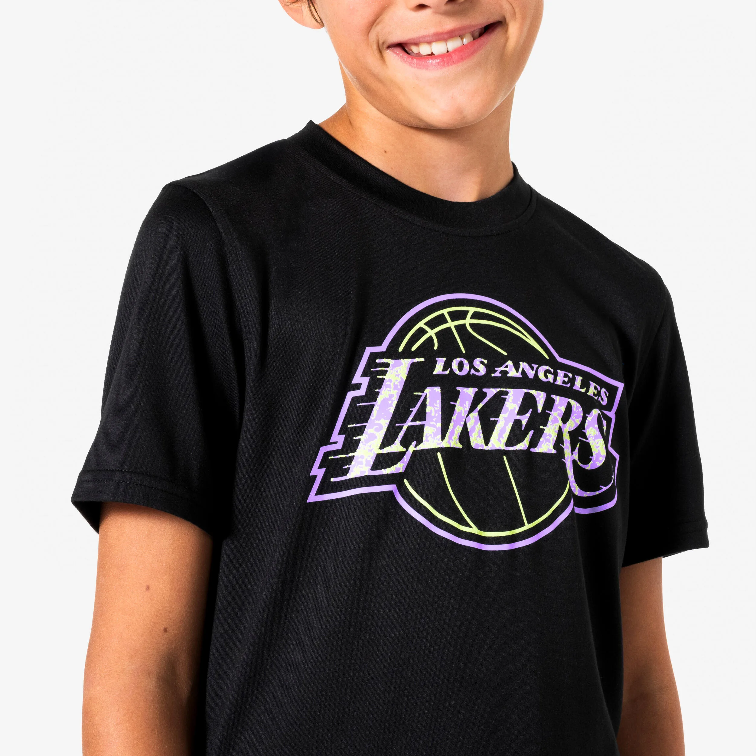 تیشرت بسکتبال بچگانه لس‌ آنجلس لیکرز NBA - مشکی - مدل 900