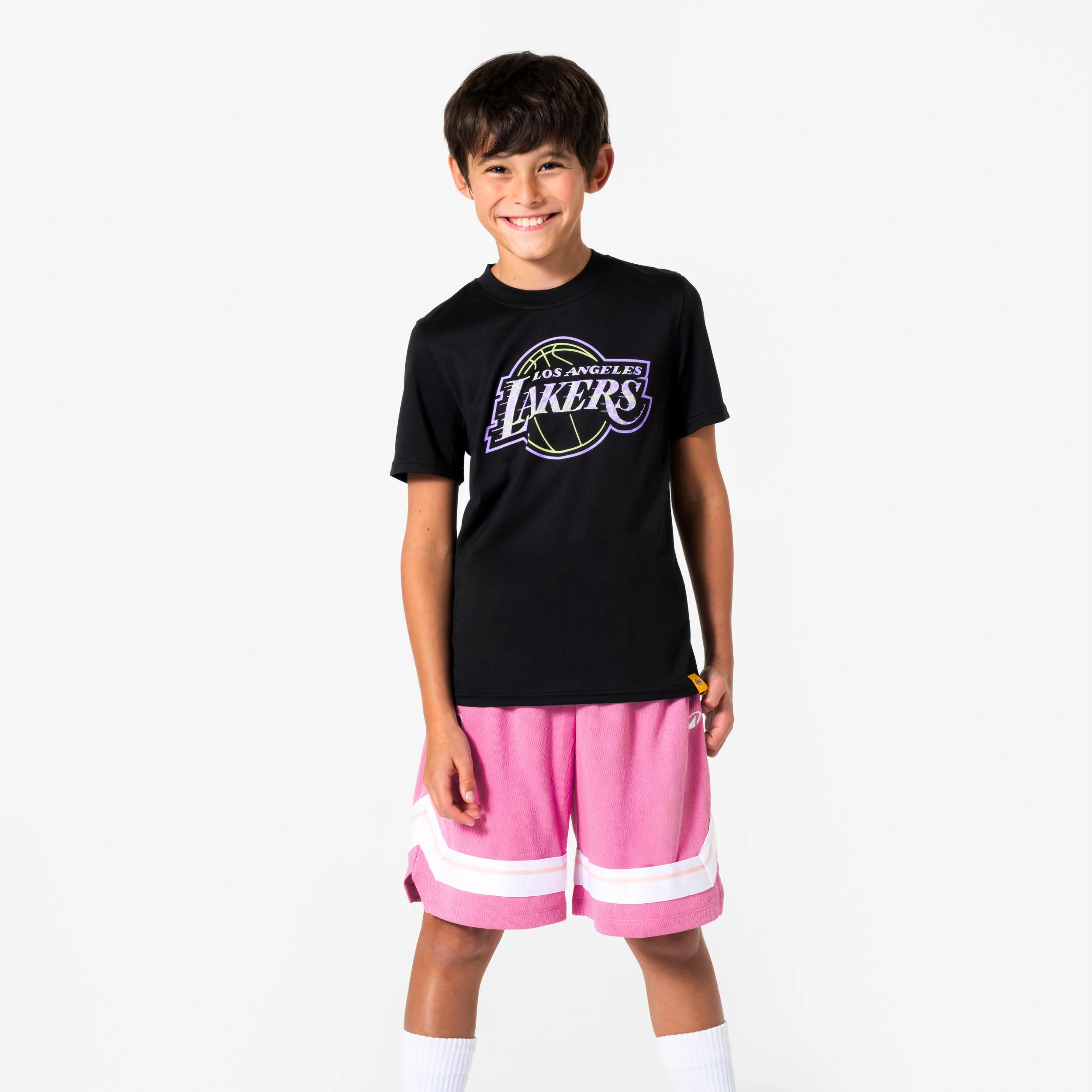 تیشرت بسکتبال بچگانه لس‌ آنجلس لیکرز NBA - مشکی - مدل 900