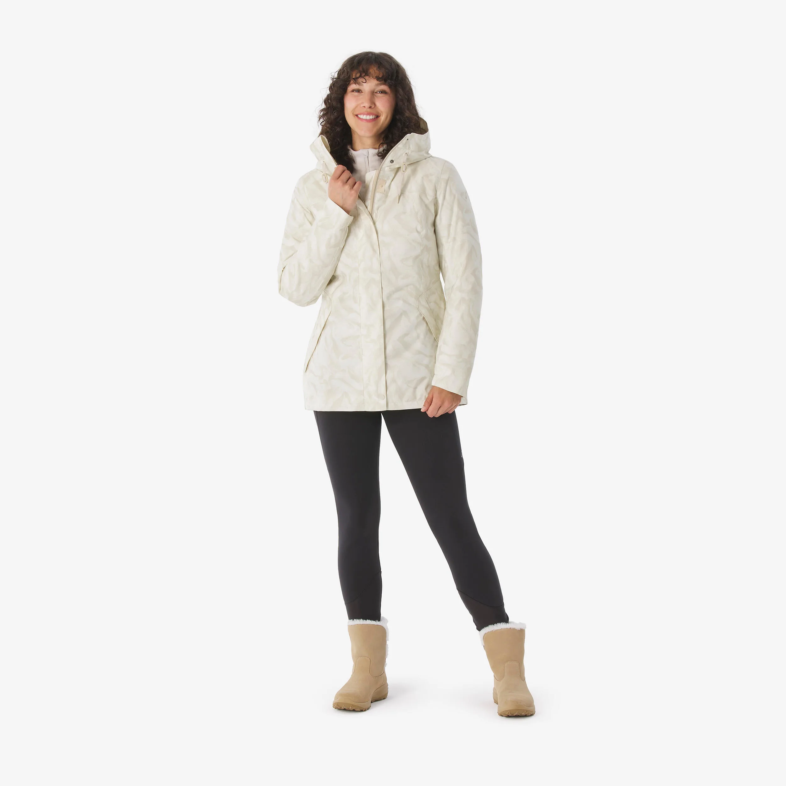Kadın Outdoor Su Geçirmez Kar Montu/Kışlık Mont - Mor - NH500 -10 °C