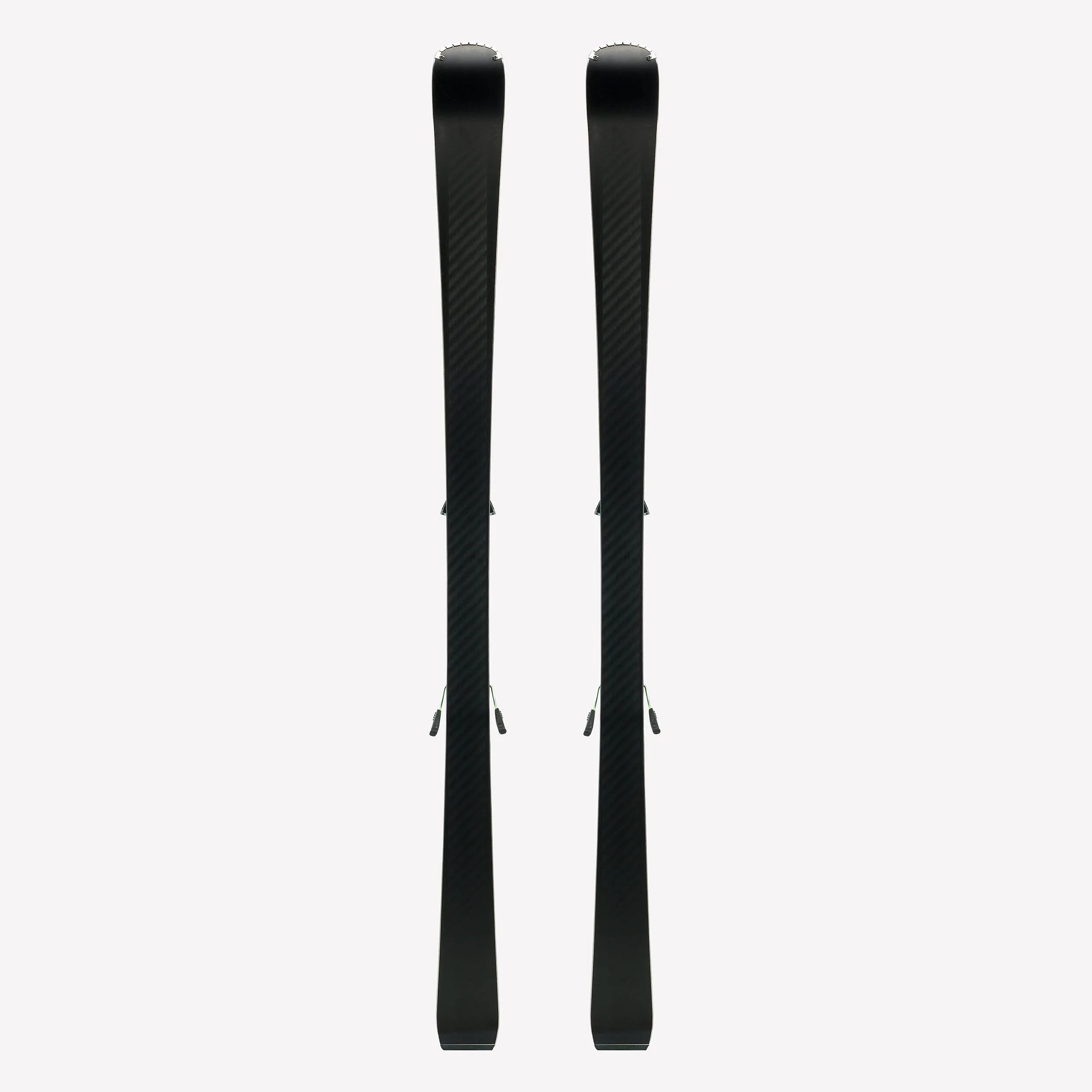 چوب اسکی با عملکرد بالا به همراه اتصالات - مشکی/زرد - مدل Fischer RC4 ST